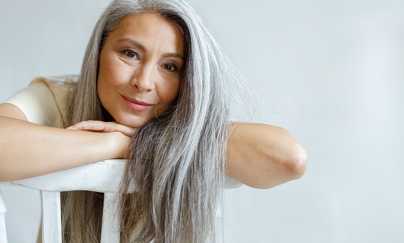 cheveux blancs